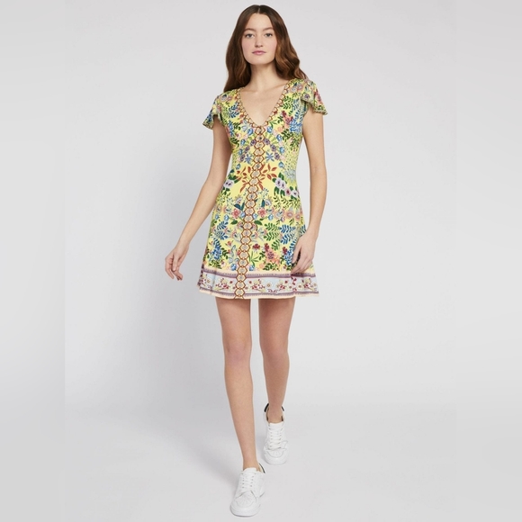 Alice + Olivia Hadley Floral Mini Dress - Picture 6 of 9